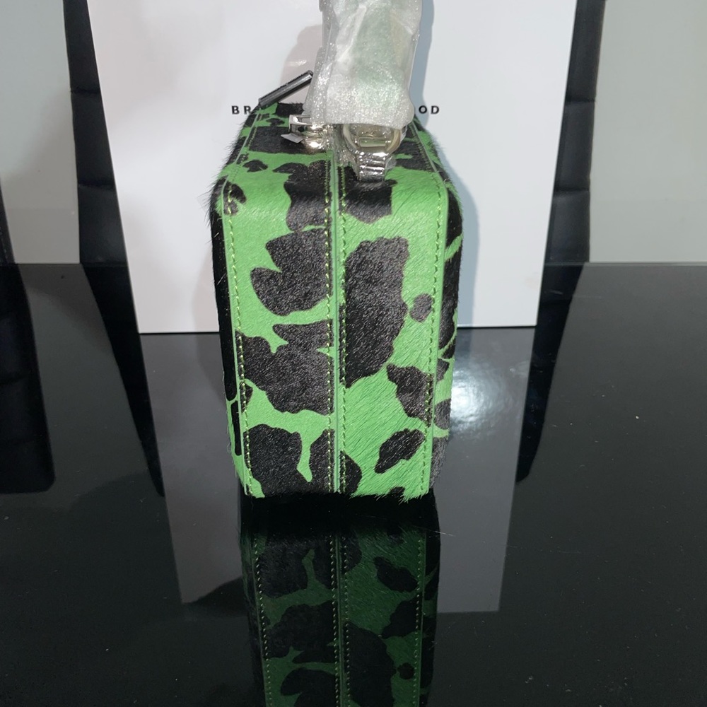 Brandon Blackwood Mini Kendrick Trunk- Black & Green Cowprint Ponyhair - Picture 5 of 9